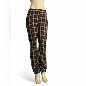 New York & Company Brown Track Pants with Tailored Look